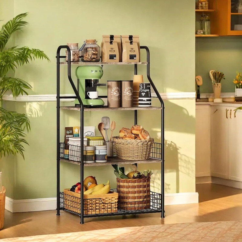 Kitchen Baking Table - Четырехъярусная подставка для хранения из железа