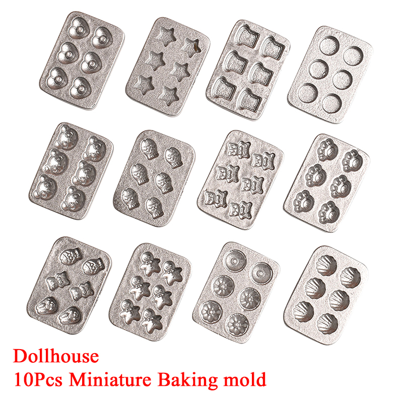 Silicone Cake Mold - 10 шт. кукольный домик миниатюрная мини-форма