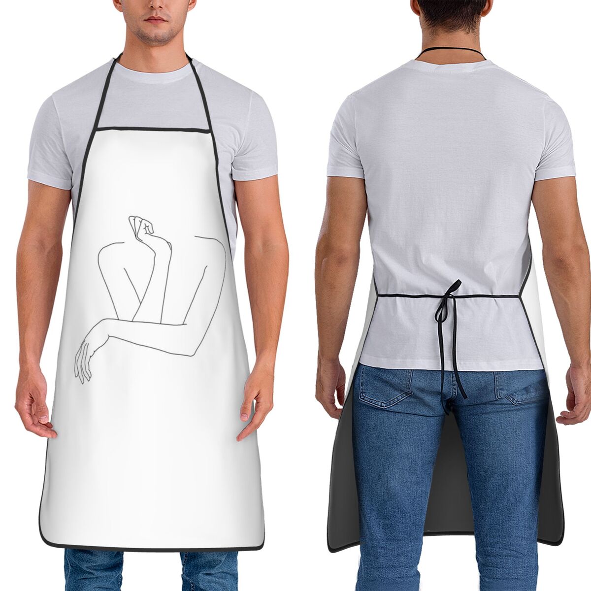 Фартук-нагрудник без рукавов с – обзор и цена Kitchen Baking Drawing